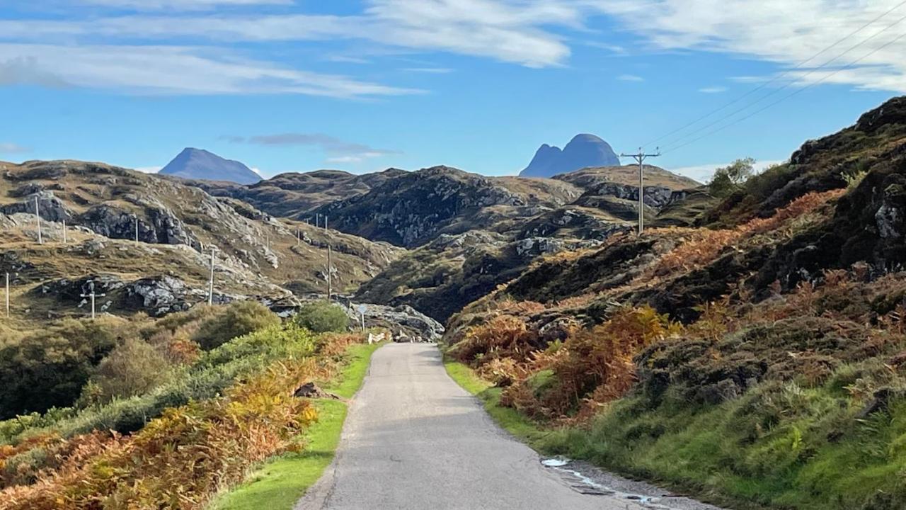 Beautiful Cottage In A Wonderful Highland Setting Drumbeg Esterno foto